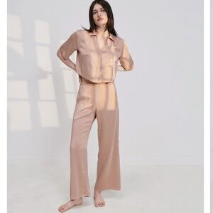 Lunya Washable Silk High Rise Pant Set
